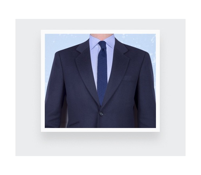 Cinabre Cravate Maille Bleu