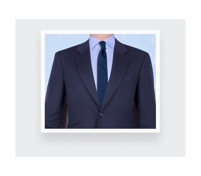 Cinabre Cravate Maille Bleu Marine