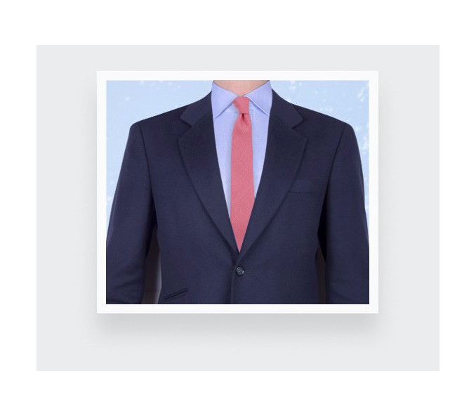 Cinabre Cravate Maille Rose