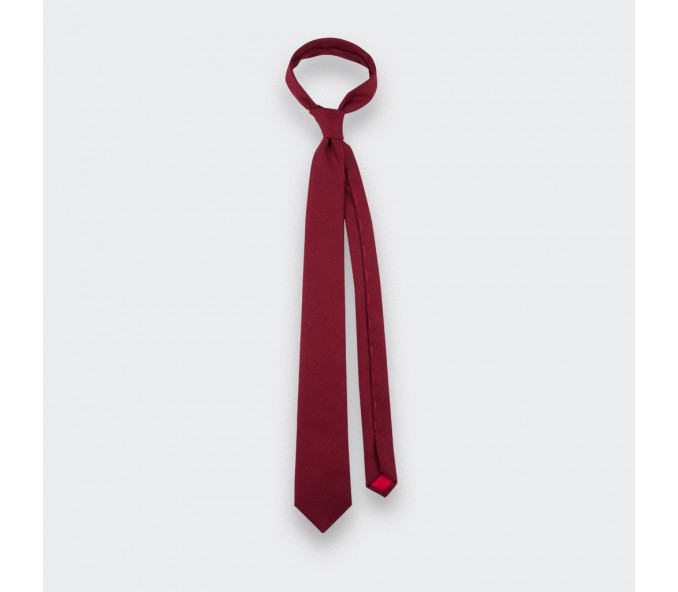 Cinabre Cravate Maille Rouge