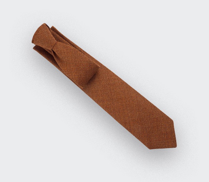 cinabre Cravate Maille Rouille