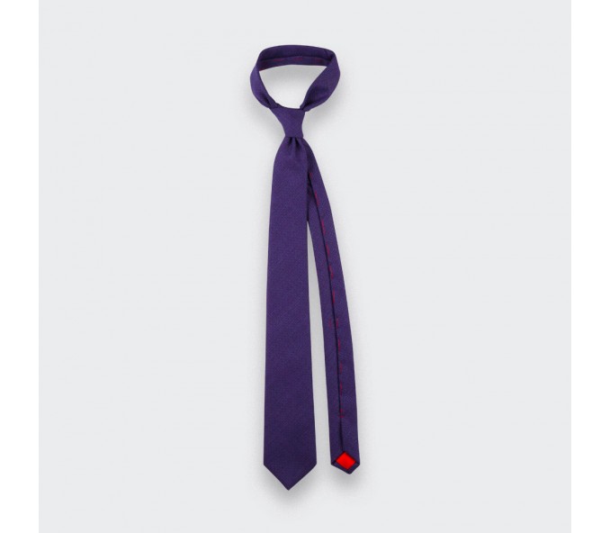 Cinabre Cravate Maille Violet
