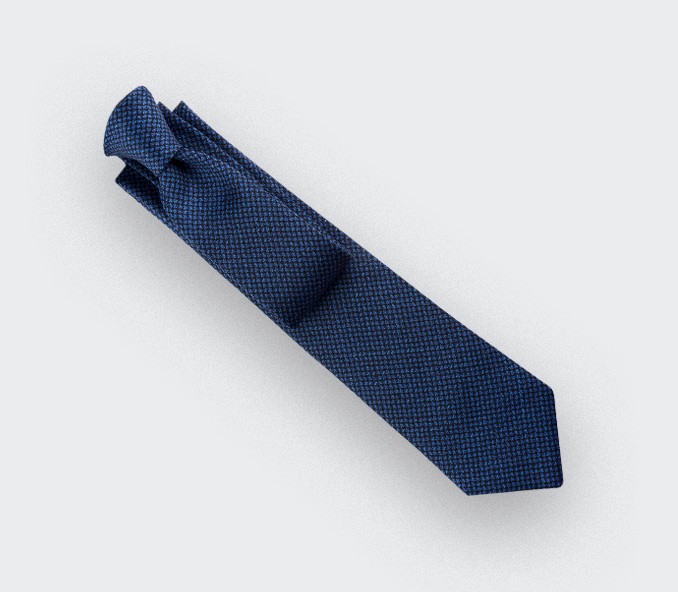 cinabre Cravate Météorite Bleu Marine