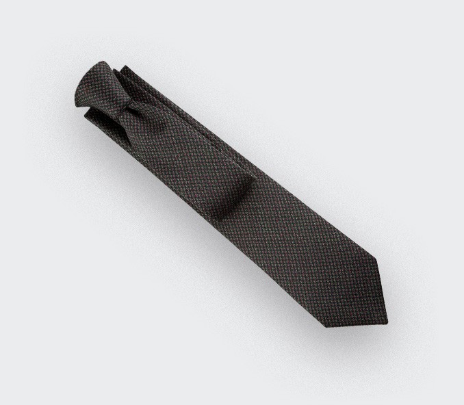 cinabre Cravate Météorite Kaki