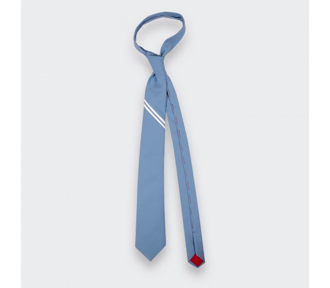 Cinabre Cravate Monorayure Piécée Ciel