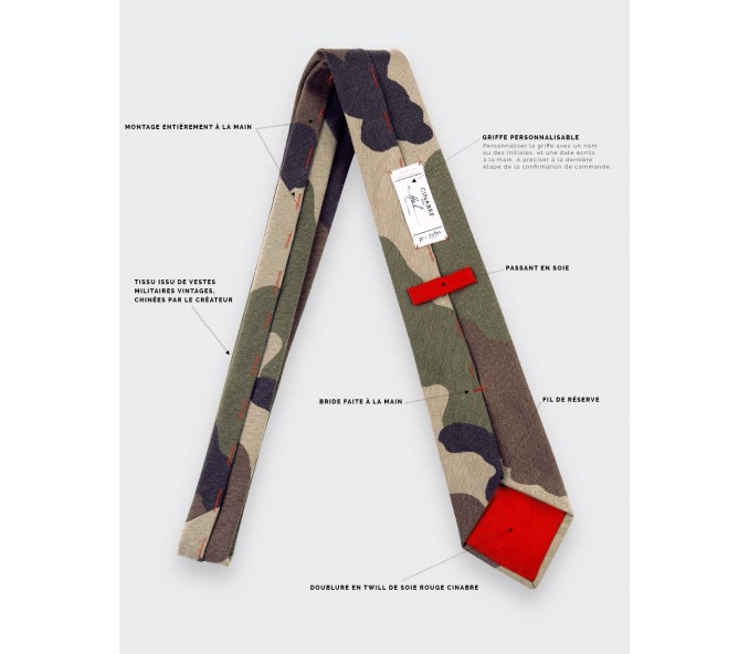 Cinabre Cravate Opex Camo