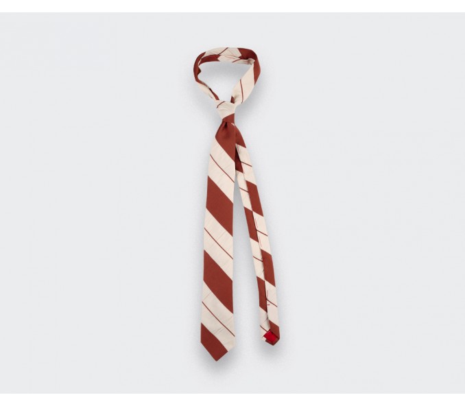 Cinabre Cravate Parasol Ocre