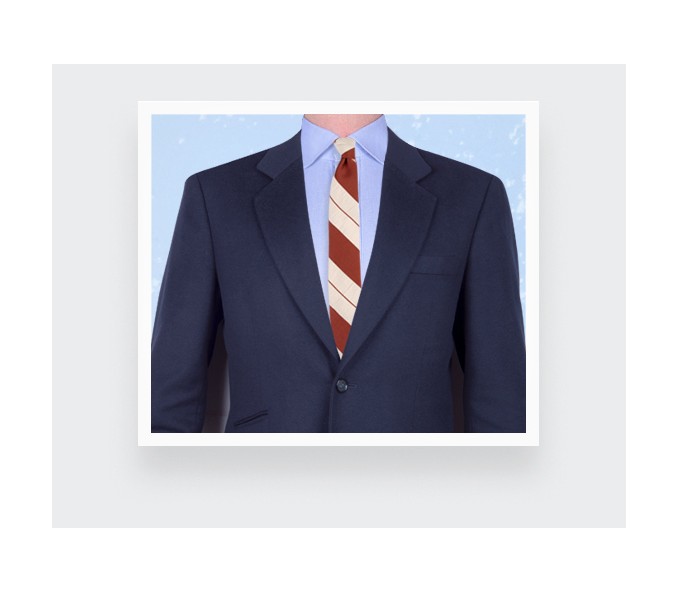 Cinabre Cravate Parasol Ocre