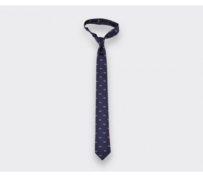 Cinabre Cravate Patins Marine