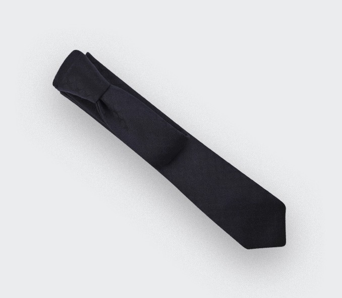 cinabre Cravate Pois Noir