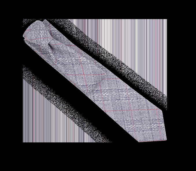 cinabre Cravate Prince de Galles Rayé Rouge