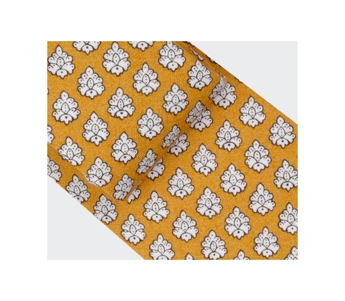 Cinabre Cravate Provence Jaune