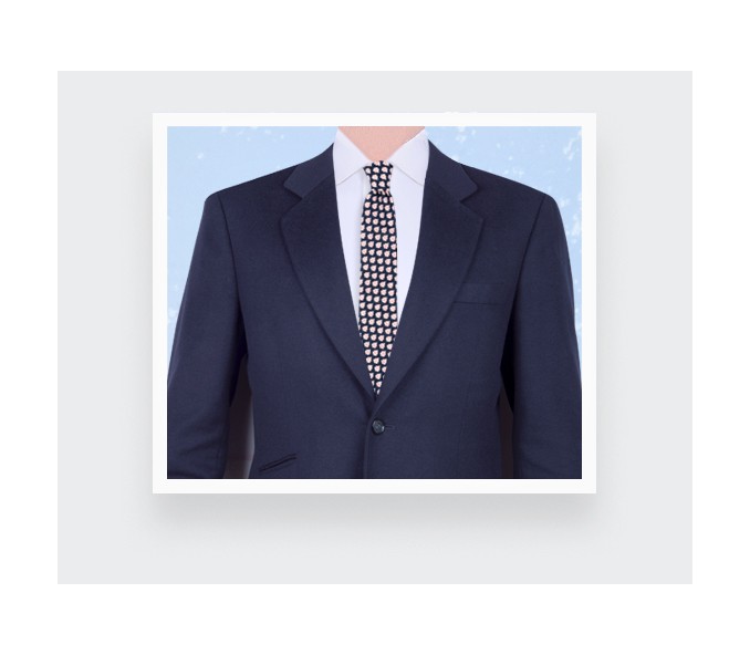 Cinabre Cravate Provence Marine