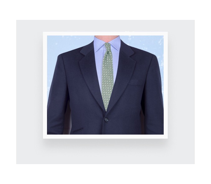 Cinabre Cravate Provence Vert Sauge