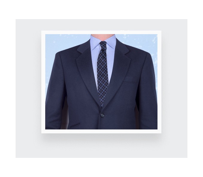 Cinabre Cravate Sark Bleue