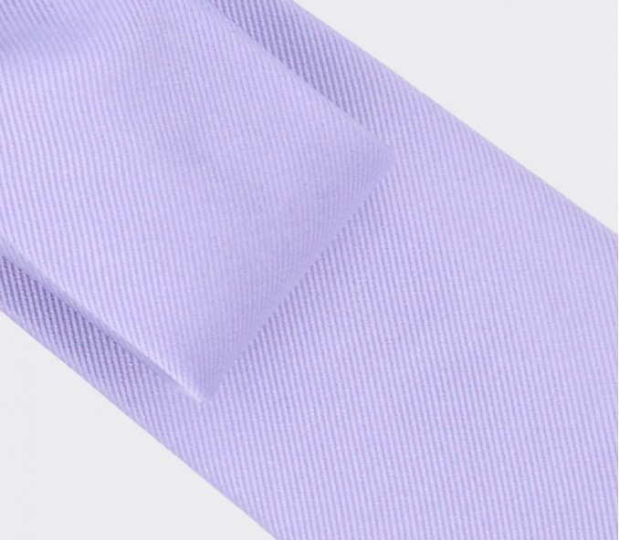 Cinabre Cravate Sergé Lilas