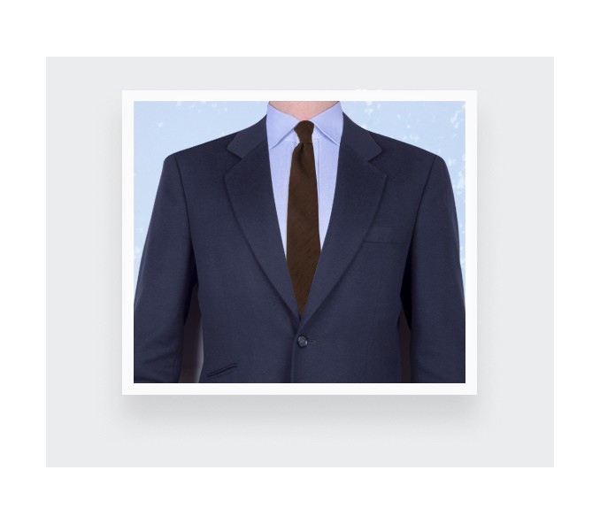 Cinabre Cravate Shantung Marron