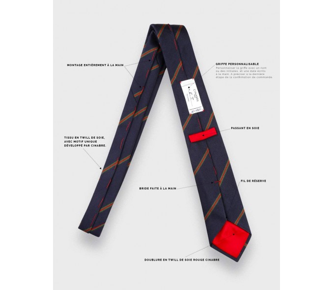 Cinabre Cravate Tacle Assassin