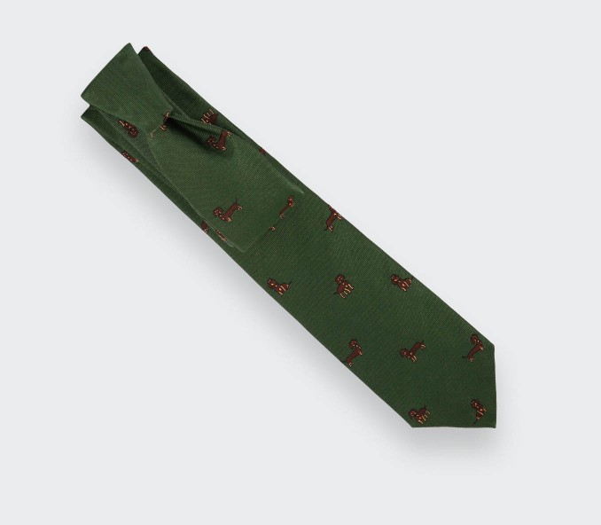 Cinabre Cravate Teckel