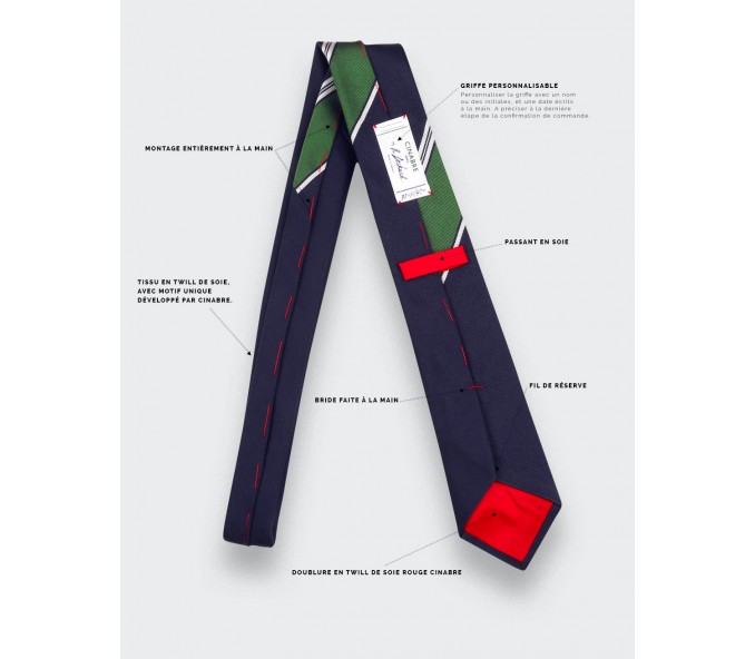 Cinabre Cravate "The Hawk"