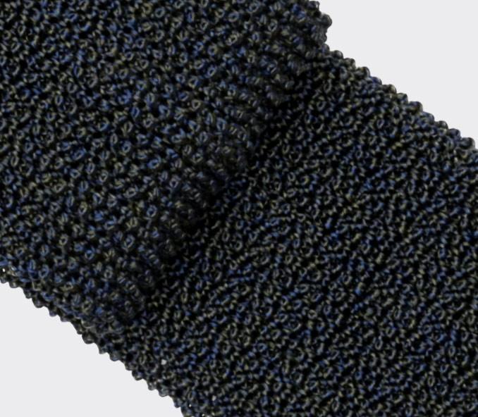 Cinabre Cravate Tricot Marine Vert