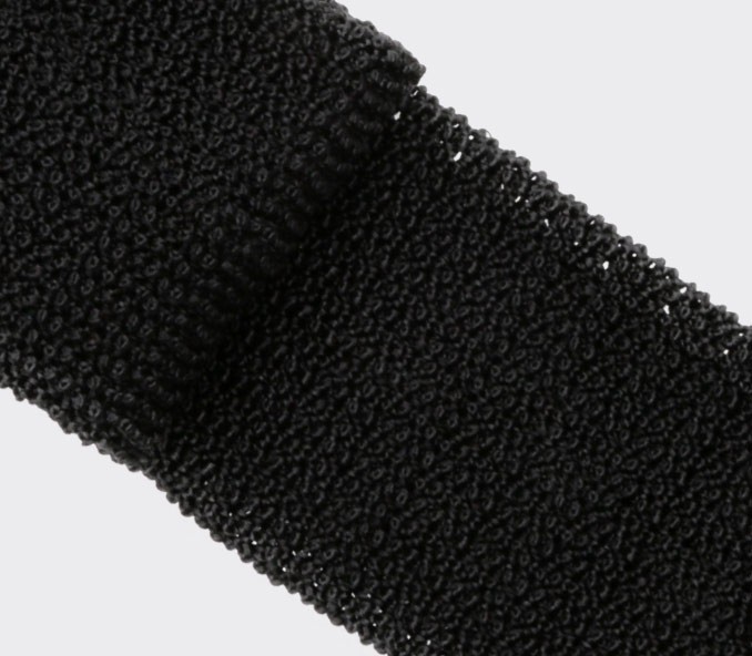 Cinabre Cravate Tricot Noir