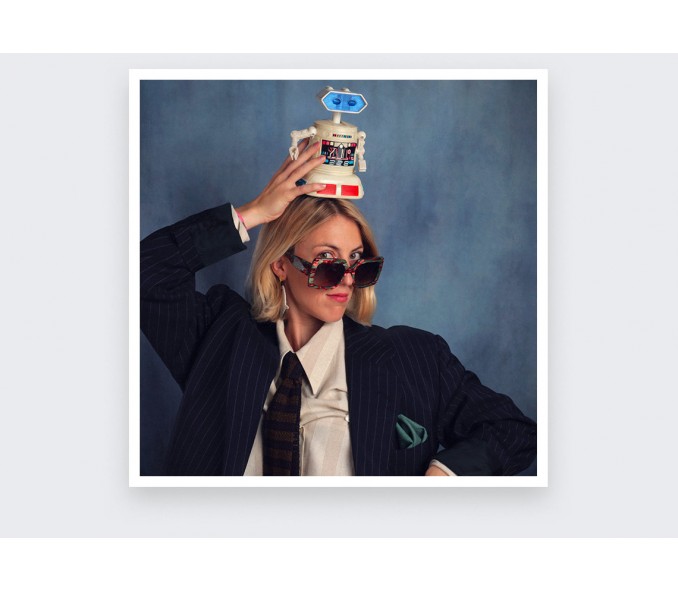 Cinabre Cravate Tricot Rayée Marron Marine