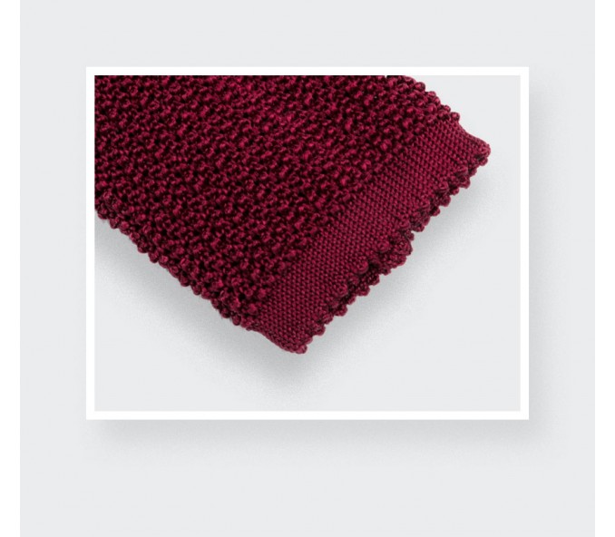Cinabre Cravate Tricot Rouge