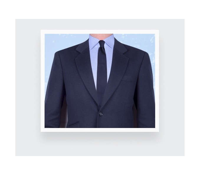 Cinabre Cravate Twill 3D Marine