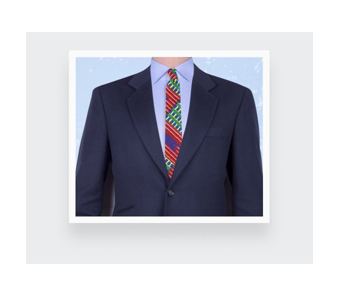 Cinabre Cravate Wax Rouge