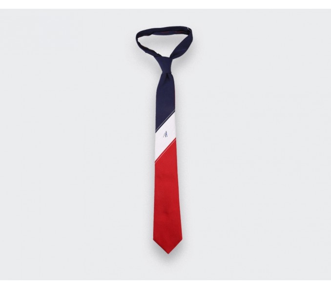 Cinabre Cravate Zizou Bleu Blanc Rouge