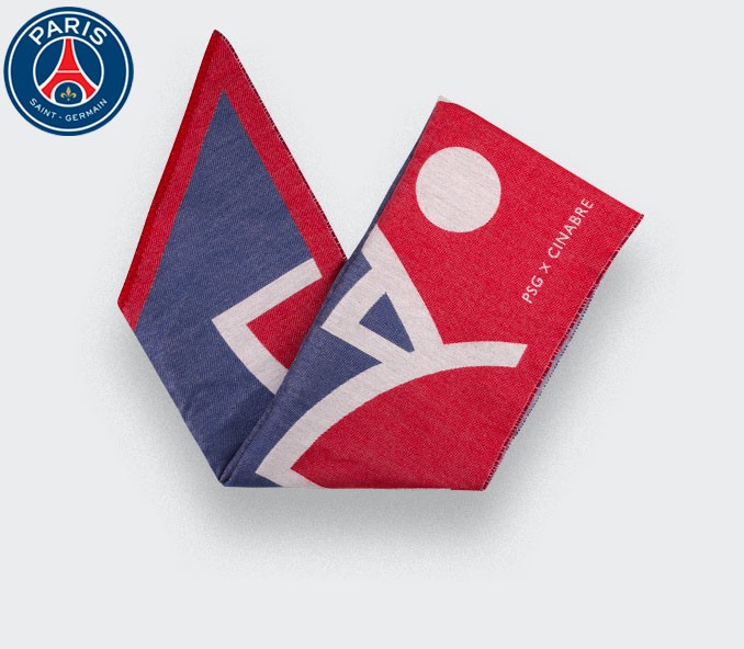cinabre Écharpe 90's PSG X CINABRE