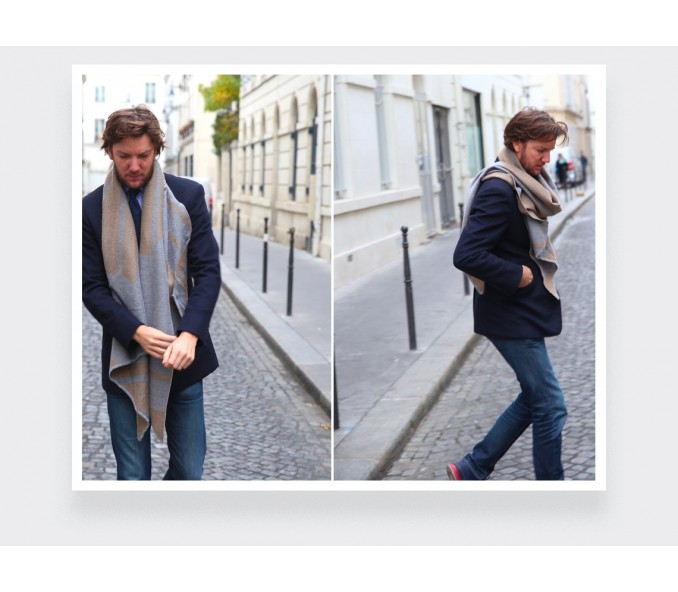 Cinabre Écharpe Beige