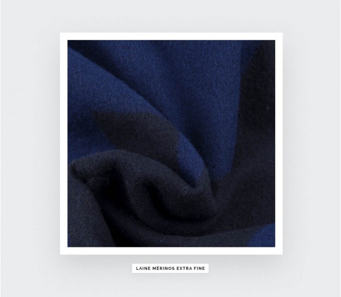 Cinabre Écharpe Bleu Nuit