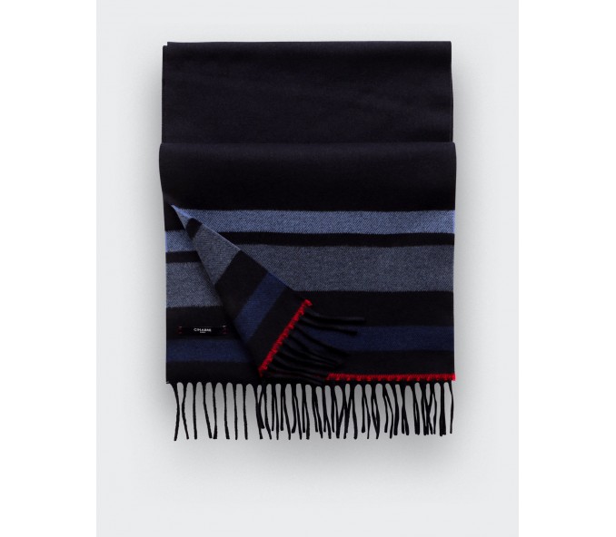 Cinabre Écharpe Cachemire Recyclé Ciel