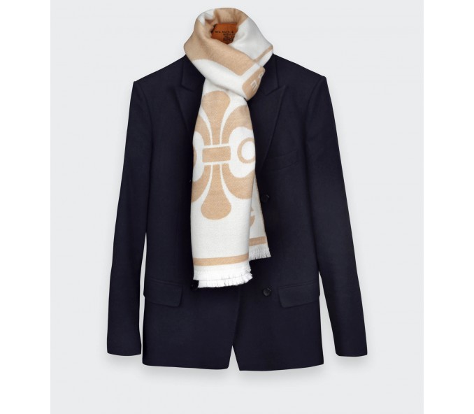 Cinabre Écharpe Cité Bergère Beige