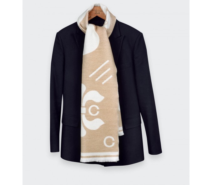 Cinabre Écharpe Cité Bergère Beige