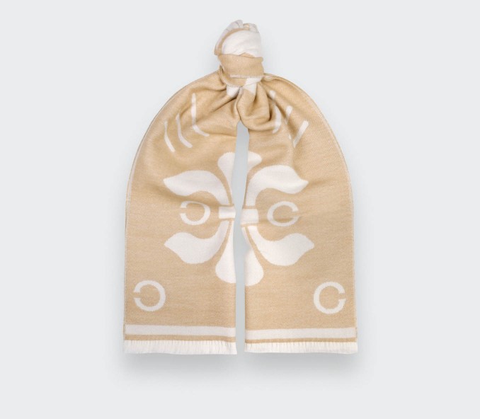 Cinabre Écharpe Cité Bergère Beige