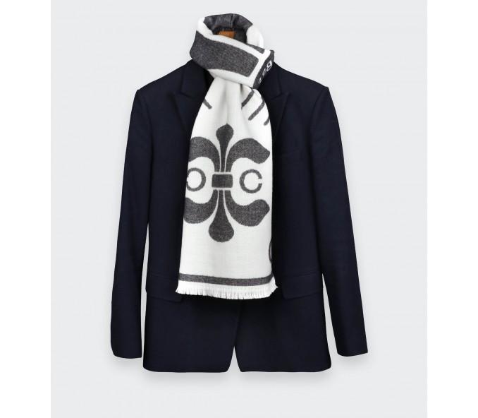 Cinabre Écharpe Cité Bergère Grise