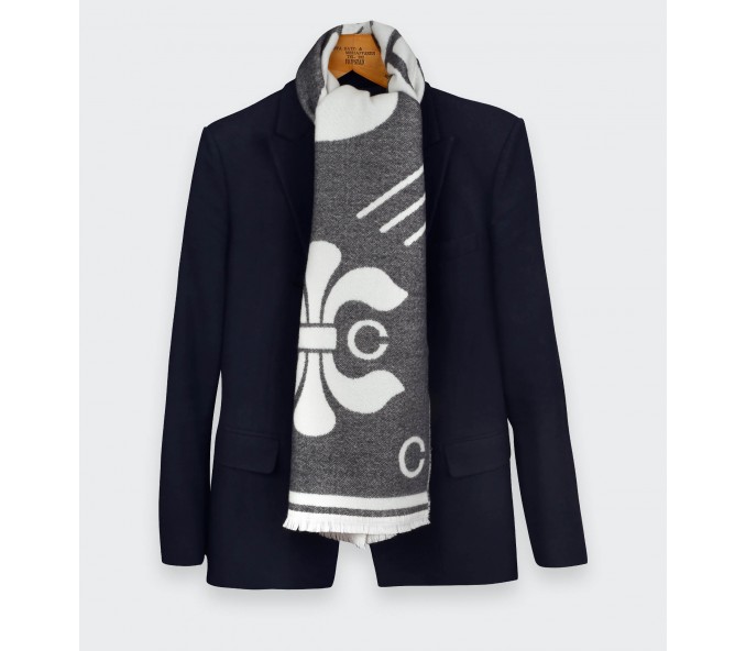 Cinabre Écharpe Cité Bergère Grise