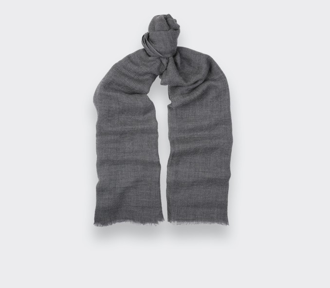 cinabre Foulard cachemire Gris Clair