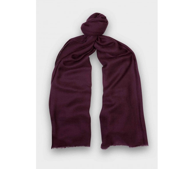 Cinabre Foulard Cachemire Violet