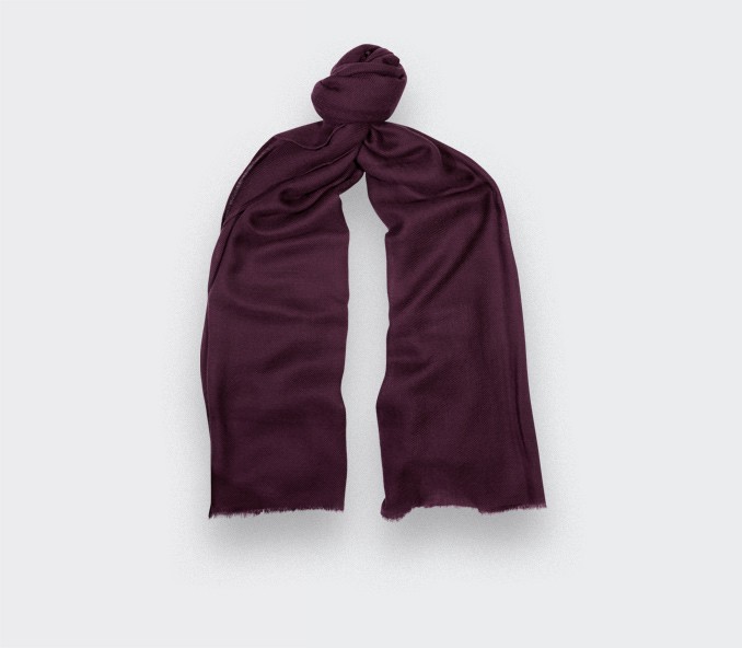 cinabre Foulard cachemire Violet