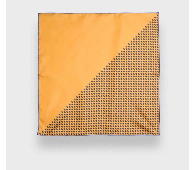 Cinabre Foulard Enfant Grand Pan Jaune