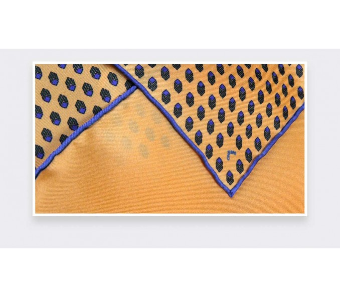 Cinabre Foulard Enfant Grand Pan Jaune