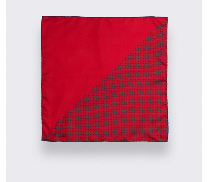 Cinabre Foulard Enfant Grand Pan Rouge