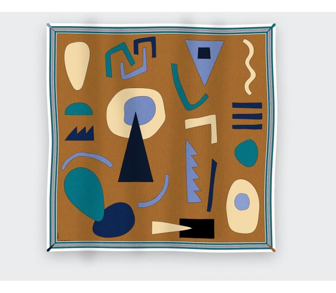 Cinabre Foulard Tohu-Bohu Bronze