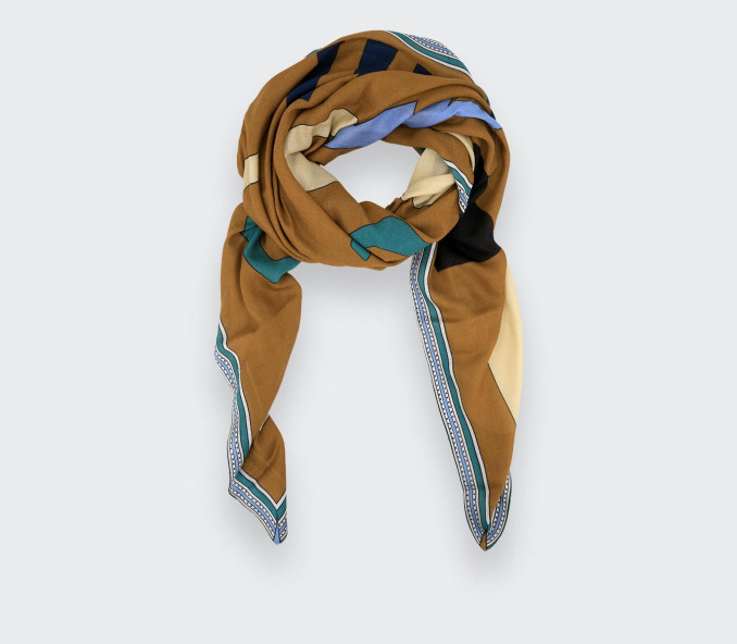 cinabre Foulard Tohu-Bohu Bronze