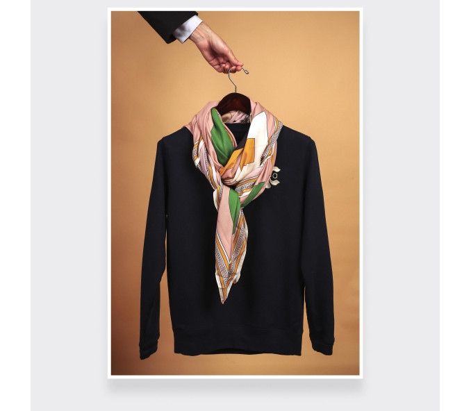 Cinabre Foulard Tohu-Bohu Litchi