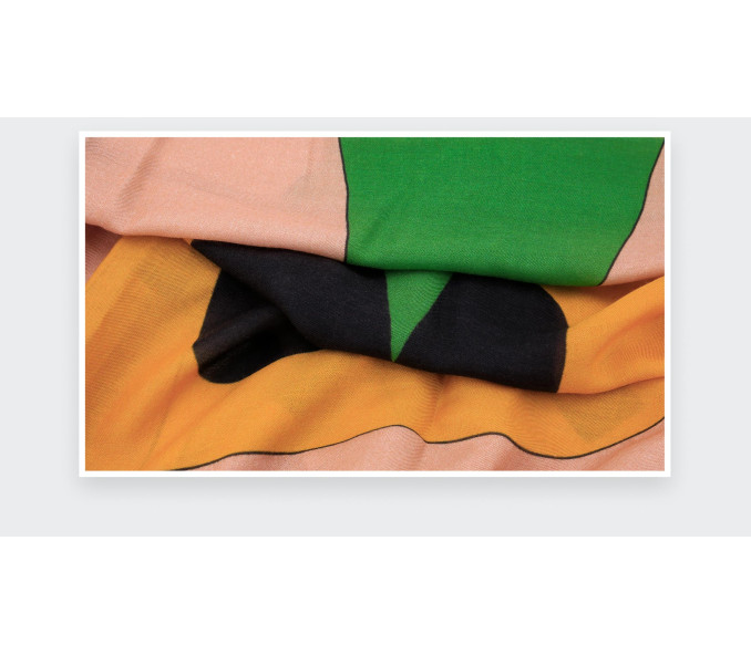 Cinabre Foulard Tohu-Bohu Litchi